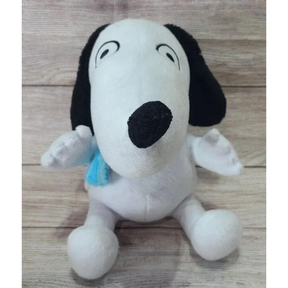 Yottoy Plush Number One Sam Dog Stuffed Animal Toy Black White 8" Greg Pizzoli - Picture 1 of 4